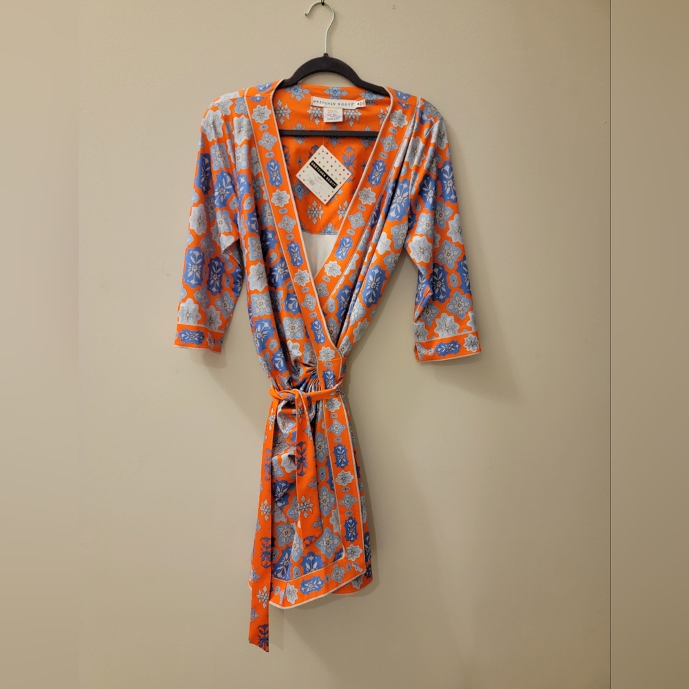 NWT, Gretchen Scott Wrap Dress, Size 8-10